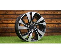 4X R15 5X100 VW Polo Style Cerchi Nero Diamond Cut ET40 15"