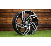 4X R16" 4x108 Cerchi Citroen Style Nero Diamond Cut ET25, 4 For Aircross