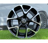 4x R16 Inch 5x110 Opel Vxr Style Black Polished Wheels: Fits For Corsa Astra