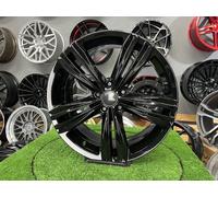 4x R16 Inch 5x112 VW Auckland Style Black Gloss Wheels: Fits For Golf Tiguan
