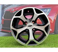4X R16 Pollici 5X108 Ford Fiesta Style Nero Lucido Ruote : Per Focus, C-Max