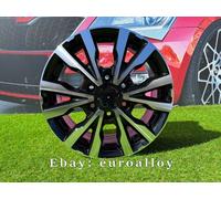 4X R16 Pollici 6X120 Racing Line P86 Style Nero Lucido Ruote : Per VW Caravelle