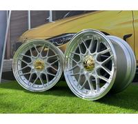 4x R17 " 10x112/120 Haxer Hx025 Silver + Pl 8et20 Cb74.1 Wheels: Fits VW Audi MB