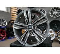 4x R17 Inch 5x112 VW Auckland Style Hyper Black Wheels: Fits For Golf Tiguan