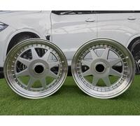 4X R17 Pollici 5x112 Zender Stella Stile Argento + Lucido Bordo Ruote : Per