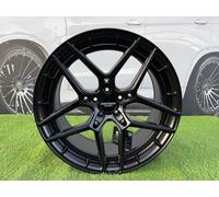 4x R18 Inch 5x120 Forzza Magnum Satin Black Wheels: Fits For 3, 4 Serie