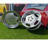 4x R19 " 5x112 AMG Monoblock Aero Style Silver Polished Lip Wheel: Per W124