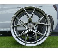 4x R19 Inch 5x112 Forzza Oregon Gun Metal Reflex Wheels: Fits For A4 A6 Q2 Q5