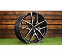 4X R20 5X114.3 Toyota Venza Style Nero Diamond Cut ET40 Cerchi: Fit RAV4