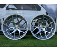 4X R20" 5X120 Haxer HX022 Cerchi Lucidi Argento Mezzo Opaco: Compatibile Con BMW