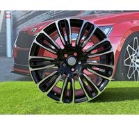 4X R20 Pollici 5X108 Land Rover Style Nero Lucido Ruote : Per Velar