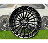 4X R22 Pollici 5x112 MercedesBenz Maybach Style Nero Mezza Opaco Ruote : Per Gle