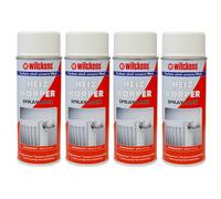 4x Radiatore Vernice Spray 400 ml Bianco Vernice Spray Vernice...
