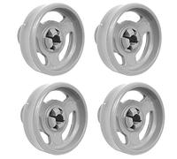 4X Replacement Lower Bottom Basket Wheels & Axles Pin For Hoover HED6612/1-80 Dishwasher 0120200345 35MM 49037409