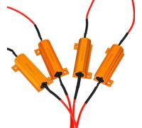 4x Resistenza di Carico Auto 50w 6 Ohm per Fix Lampadina Led Fast Hyper Turn Seg