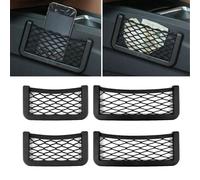 4x Rete Elastica Porta Riviste Rack Camper Van Auto Seggiolino Organizzatore Set