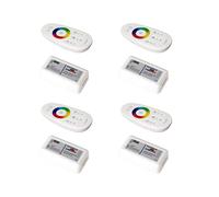 4X RF LED Telecomando 2.4GHz Wireless RF Touch LED RGB Dimmer Controller per 5050 3528 RGB LED Strip Light 12V/24V