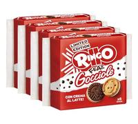 4X Ringo feat. Gocciole Biscotti con Gocce di Cioccolato e Crema al Latte, Limited Edition, 165g
