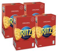 4X Ritz Original Crackers Salatini Cotti al Forno Scatola 200g [4 Confezioni]