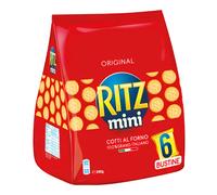 4X Ritz Original Mini Ritz Crackers Salati Maxi Confezione con 6 Bustine 240gr