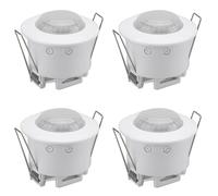 4X Rivelatore di Movimento PIR da Incasso un Soffitto, Rilevatore Regolabil5490