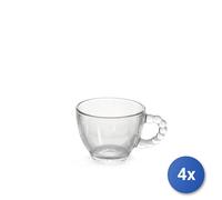 4x Royal Norfolk Confezioni 6 tazze caffè Pearls Aurea cc 100