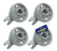 4x Ruote Cestello Lavastoviglie per Bosch 00028021 00066321 00152111