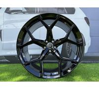 4X Ruote In Lega Audi RS6 Style Nero Lucido 18" 5x112 8.5ET29 Centro 66.5