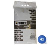 4x SABBIA NATURALE MAURER EDILBRIKO SACCO KG 5
