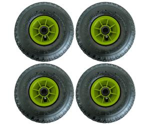 4x Sacchi Ruota ad Aria 260x85 MM 3.00-4 Mozzo Ø 20 MM Robusti 4 Pr Tessuto