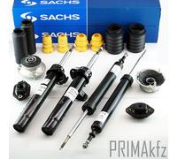 4X SACHS Ammortizzatori + Tampone + Supporto Per BMW Serie 3 E90 E91 E92 E93