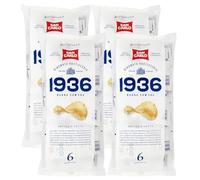 4X San Carlo 1936 Buona Com'era Patatine Antica Ricetta Formato Multipack con all'interno 6 Buste da 25g, Senza Glutine (Gluten Free) 150g