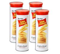 4X San Carlo Chips Doré Classico 100 g Cialde di Patata Ondulate Croccanti