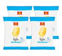 8X San Carlo Light Patatine 75g Chips Croccanti con 30% di Grassi in Meno