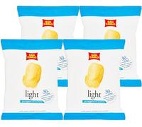 4X San Carlo Patatine Light Più Leggere Più Gustose con Meno Grassi Senza Glutine (Gluten Free) 75g