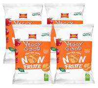 4X San Carlo Veggy Good Protein Chips Non Fritte Con Lenticchie al Gusto Pomodoro 65g
