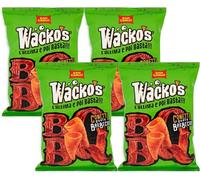 4X San Carlo Wacko's L'ultima e poi Basta Cornetti di Mais al Gusto Barbecue Senza Glutine (Gluten Free) 55g
