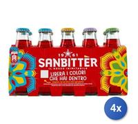 4x Sanbitter Red Ml 100 X10 San Pellegrino