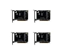 4X Scheda Adattatore PCIe 4.0 X16 A Gen-Z 4C+/SFF-TA-1002 Supporta Scheda di Espansione PCIe X16 per Chassis Esterno OCP NIC 3.0