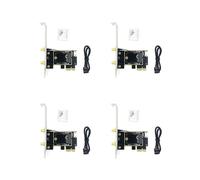 4X Scheda Adattatore per Scheda di Rete da NGFF M.2 un PCIE La Scheda Adattatore PCIE Supporta La Scheda di Rete Wireless NGFF M.2