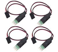 4X Scheda di Controllo Remoto CH3 Modulo di Controllo Della Luce per la Lampada Spia per Auto Modello RC Plug and