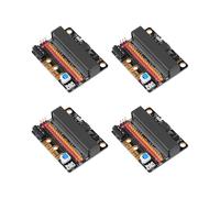 4X Scheda di Espansione Micro-Bit Schermatura Adattatore Breakout IOBIT V2.0 con Cicalino per BBC-Micro: Programmazione Grafica Python Bit per Bambini