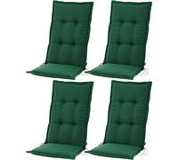 4x Schienale Alto Base Cuscino Imbottitura per Sedia Giardino Cuscino Inserto