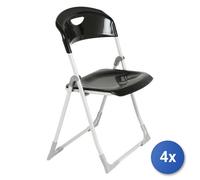 4x Sedia Metal F.A.R. 240NER BRASIL Nero