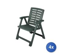 Sedia Pieghevole Rexi Verde Progarden 55x60x82cm