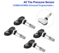 4X Sensore Pressione Pneumatici Universale TPMS Programmabile MX-Sensor 433 MHZ