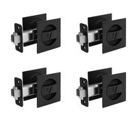 4X Serratura per Porta Tascabile, Hardware per Porta Tascabile Quadrato Mod5785