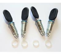 4x SERRATURA PORTA CILINDRETTO SET con CHIAVI per PEUGEOT BOXER 1994-2002