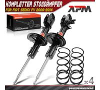 4X Set Completo Di Ammortizzatori Per La Fase Anteriore Per Fiat Sedici FY 06-14