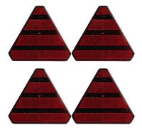 4x Set Hella Riflettore Fanale Posteriore RossoAutoadesivo Rimorchio Camion